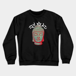 Buddha Zen Head Japanese Buddhism Crewneck Sweatshirt